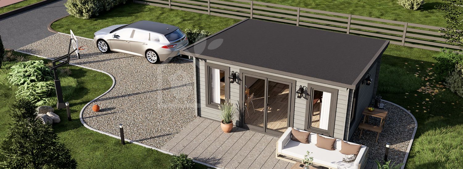 Деревянная садовая беседка ESSEX (34 мм), 5х4 м, 20 м² — изображение 11