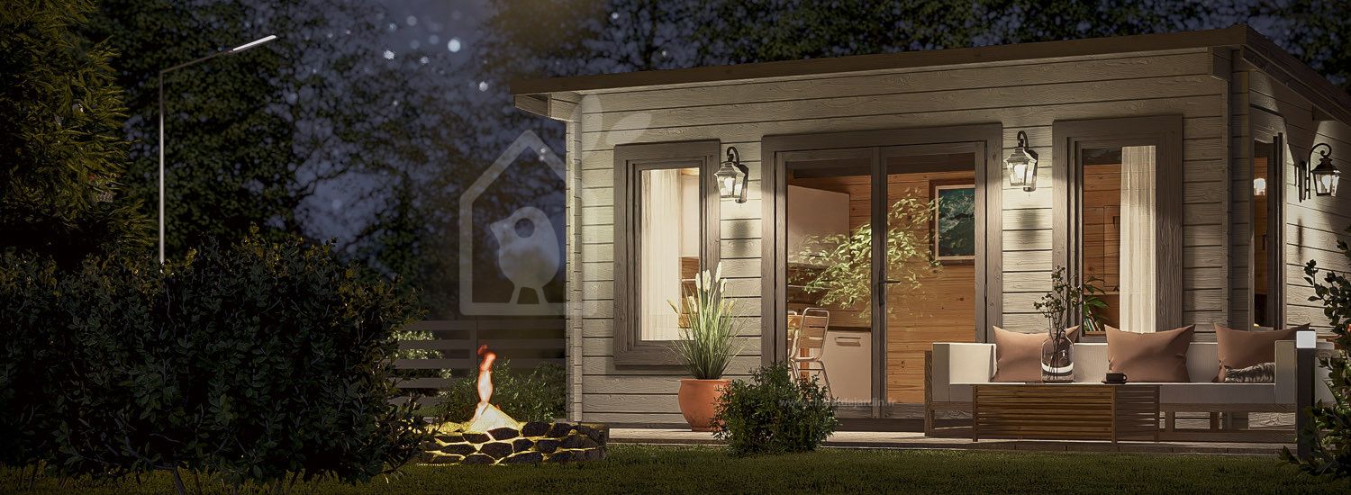 Деревянная садовая беседка ESSEX (34 мм), 5х4 м, 20 м² — изображение 13