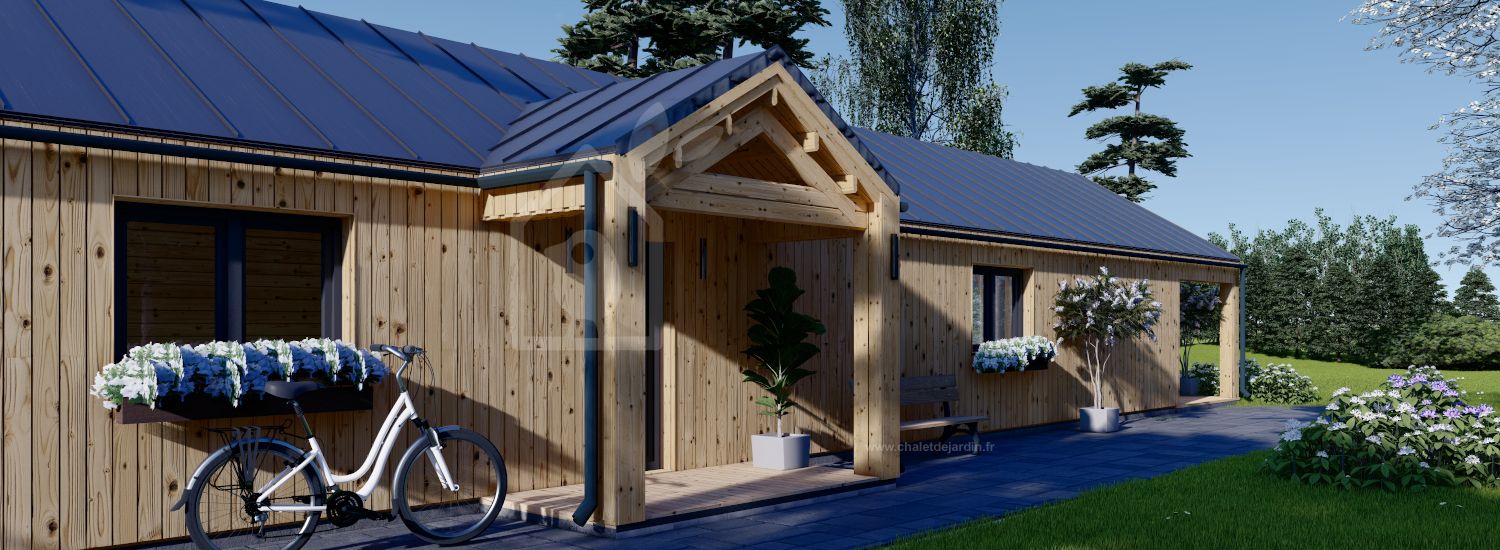 Деревянный дом TESSA (44 мм + облицовка), 130 м² — изображение 13
