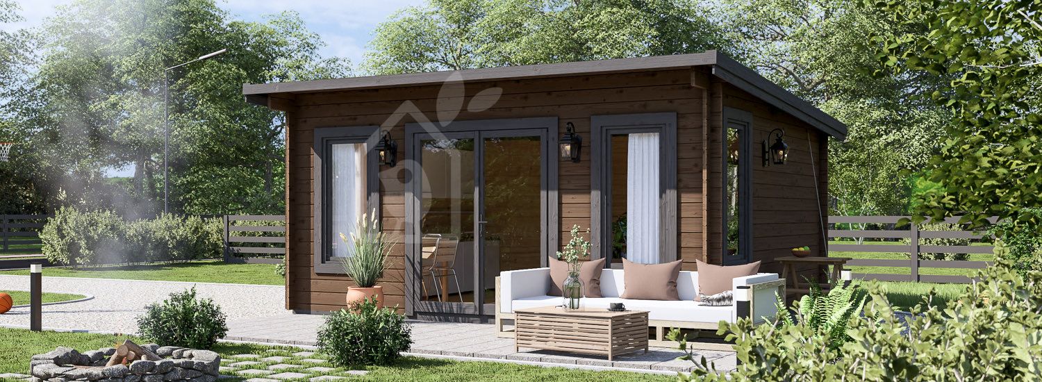 Деревянная садовая беседка ESSEX (34 мм), 5х4 м, 20 м² — изображение 3