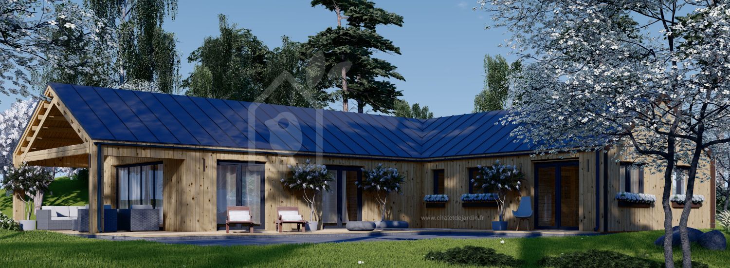 Деревянный дом TESSA (44 мм + облицовка), 130 м² — изображение 3