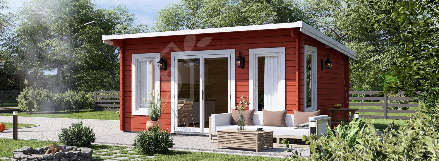 Деревянная садовая беседка ESSEX (34 мм), 5х4 м, 20 м² — изображение 4