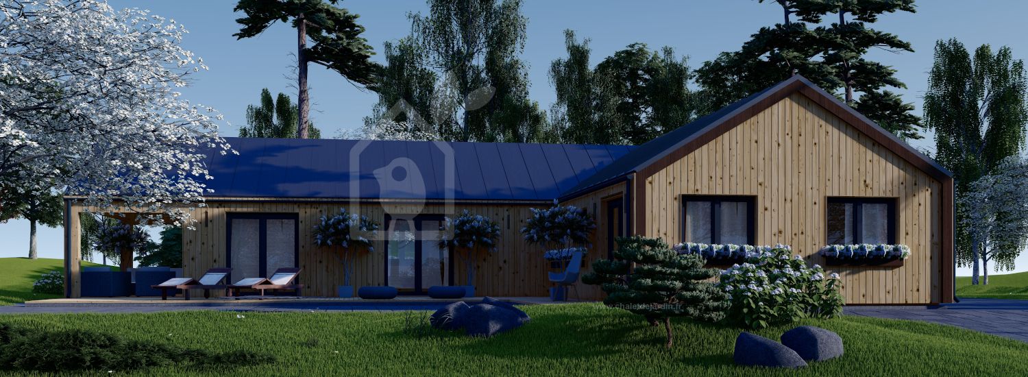 Деревянный дом TESSA (44 мм + облицовка), 130 м² — изображение 4